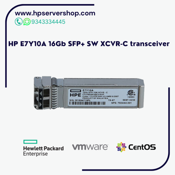 HP E7Y10A 16Gb SFP+ SW XCVR-C transceiver