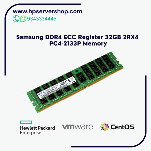 Samsung DDR4 ECC Register 32GB 2RX4 PC4-2133P Memory