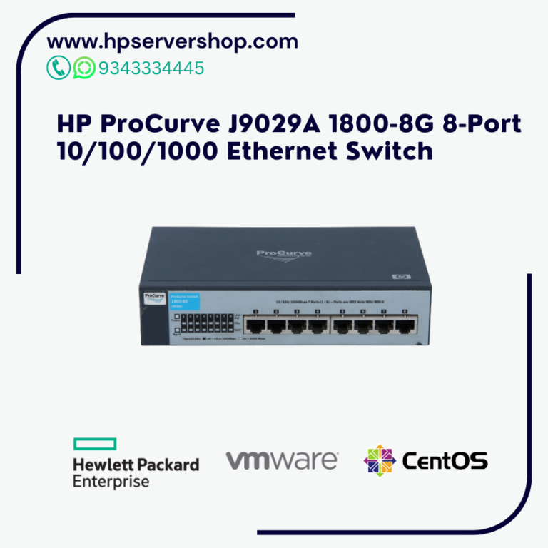 HP ProCurve J9029A 18008G 8Port 10/100/1000 Switch HP